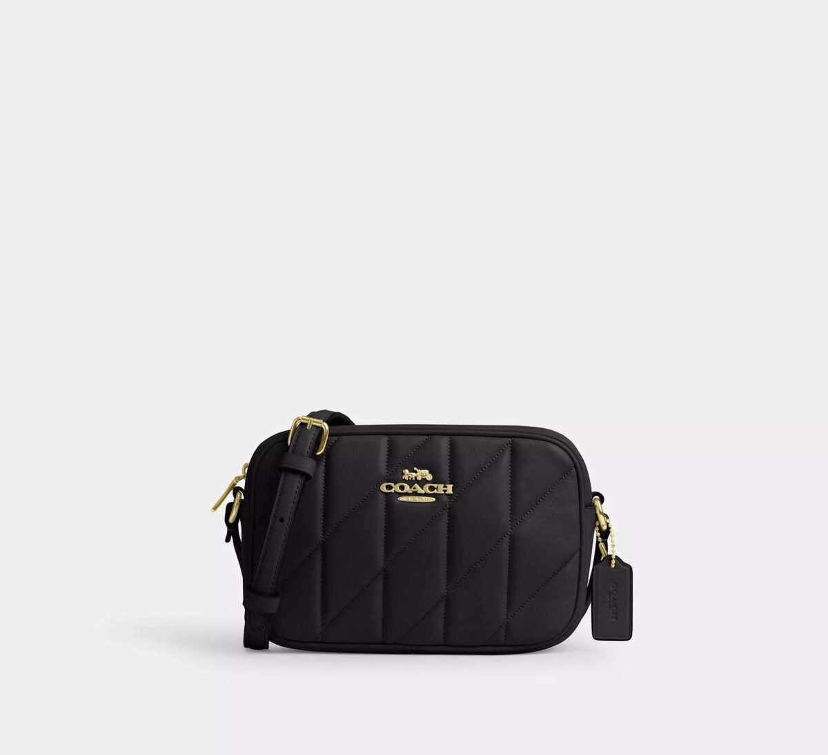 Coach Mini Jamie Camera Bag With Quilting Gold/Black