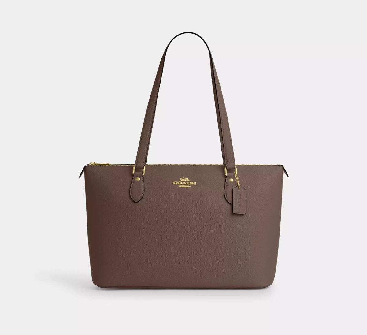 Coach Gallery Tote Bag Gold/Dark Stone