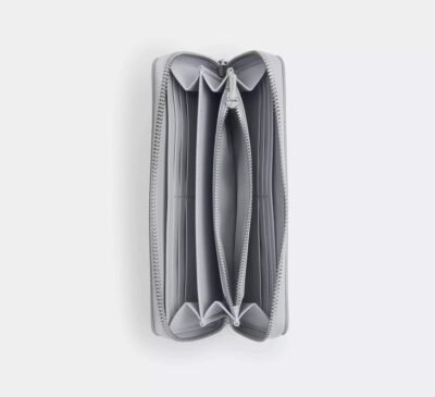 Long Zip Around Wallet In Sketch Signature Canvas