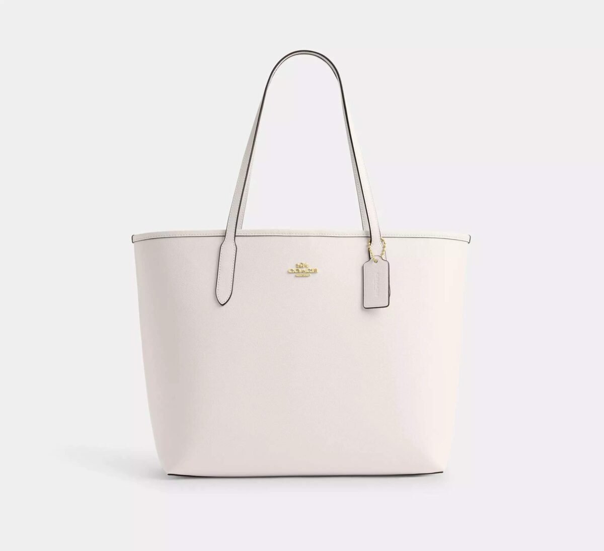 Coach City Tote Bag Gold/Chalk