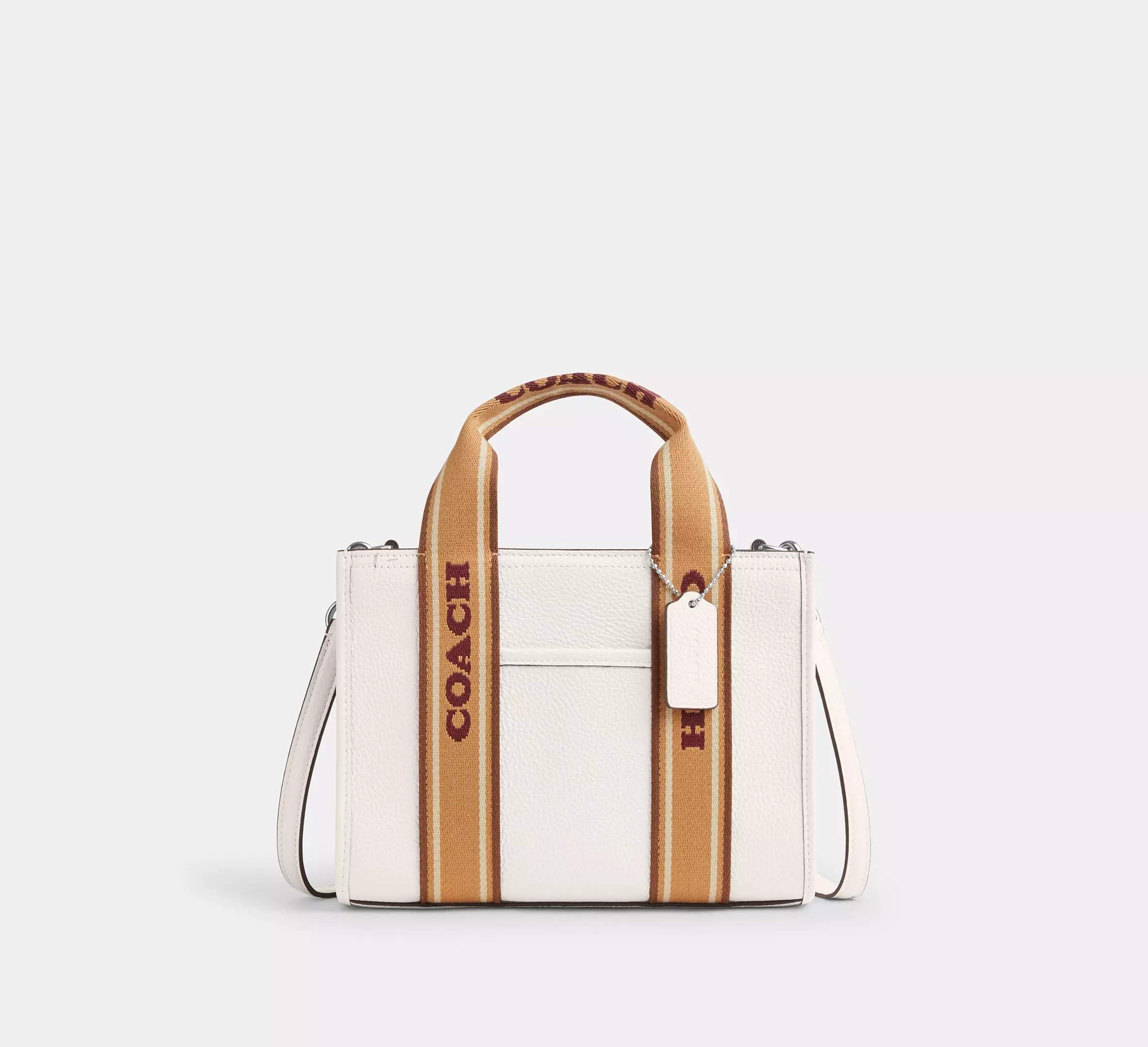 Coach Smith Tote Bag 24 Silver/Chalk Multi