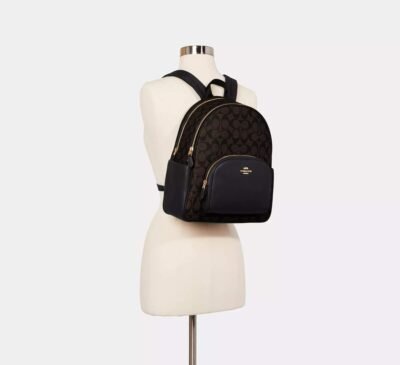 Court Backpack In Signature Canvas
