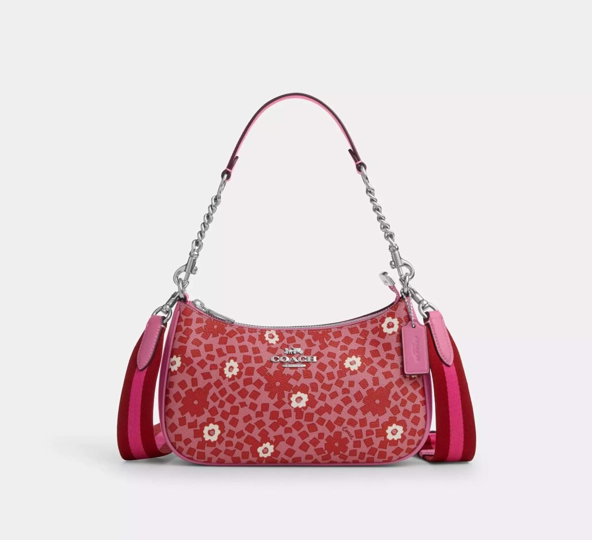 Teri Shoulder Bag With Floral Print