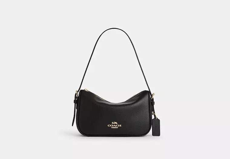 Coach Kailey Shoulder Bag Gold/Black