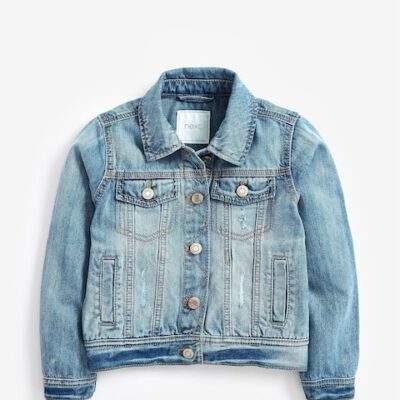 Mid Blue Western 100% Cotton Jacket