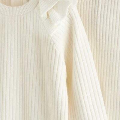 Cream Knitted Jumper and Legging 2 Piece Baby Set