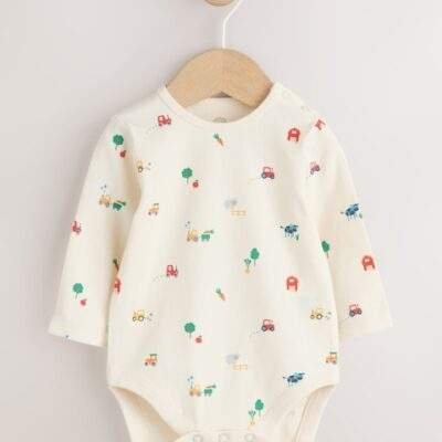 Green Farm Cord Dungarees and Bodysuit Baby Set