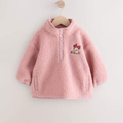Pink Disney Minnie Fleece Top