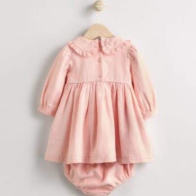 Pink Baby Embroidered Dress