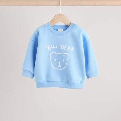 Blue Bear Sweatshirt and Joggers Set