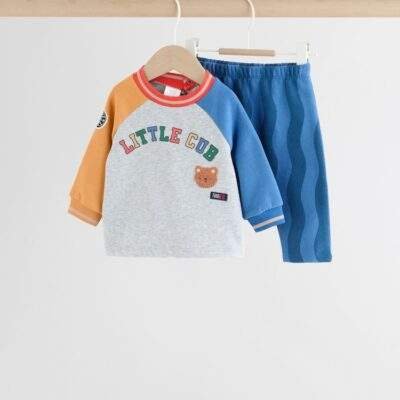 Bright Little Cub Baby Sweat Top and Joggers Set