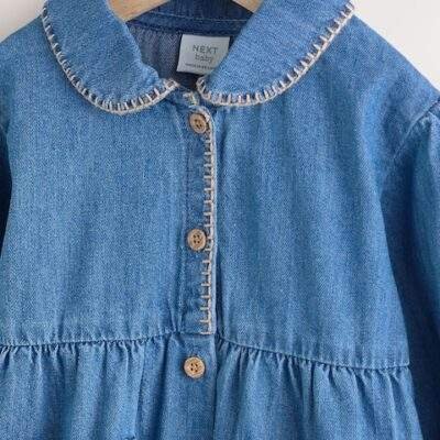 Blue Baby Denim Romper
