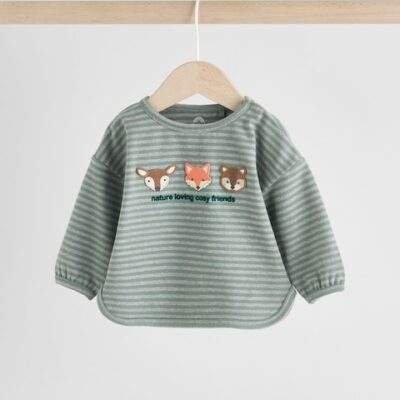 Green Character Top and Leggings 2 Piece Baby Set