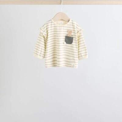 Grey/Cream Character Long Sleeve Top And Leggings Set 6 Piece