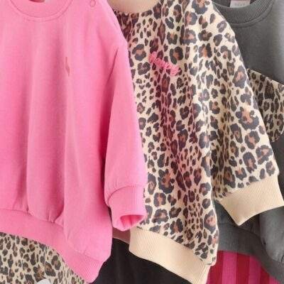 Pink Baby Sweatshirts and Leggings 6 Piece Set