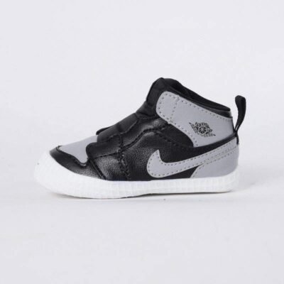 Nike Jordan 1 Crib Bootie Black & Grey