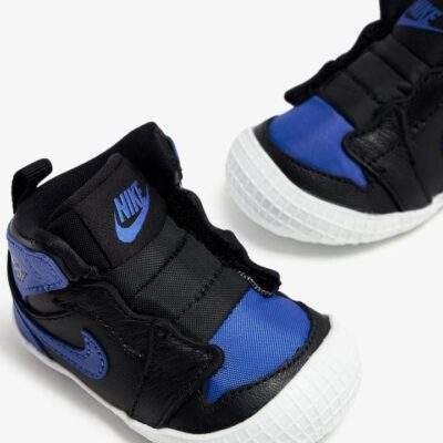 Nike Jordan 1 Crib Bootie Black & Royal Blue