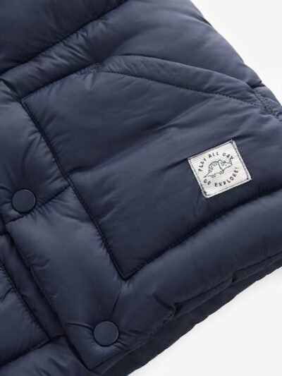 Navy Blue Padded Gilet