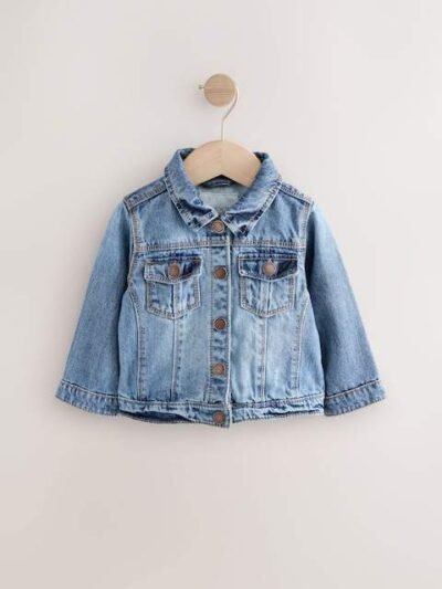 Mid Blue Denim Western 100% Cotton Jacket