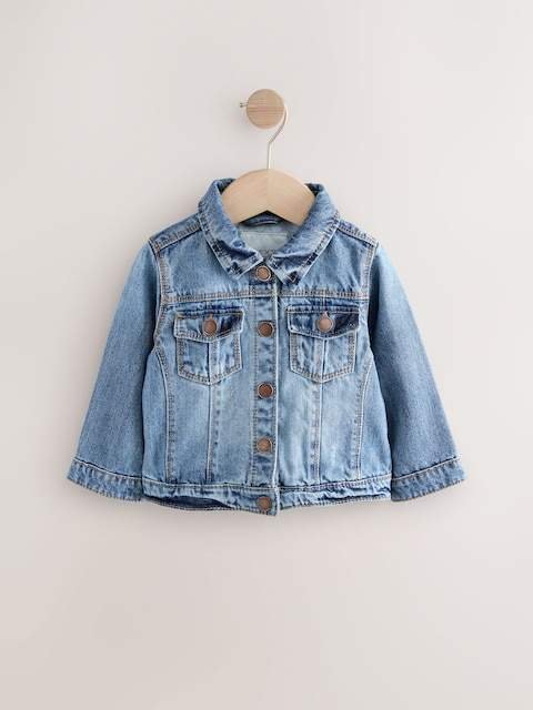Mid Blue Denim Western 100% Cotton Jacket