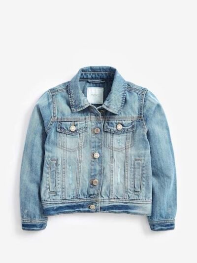 Mid Blue Western 100% Cotton Jacket