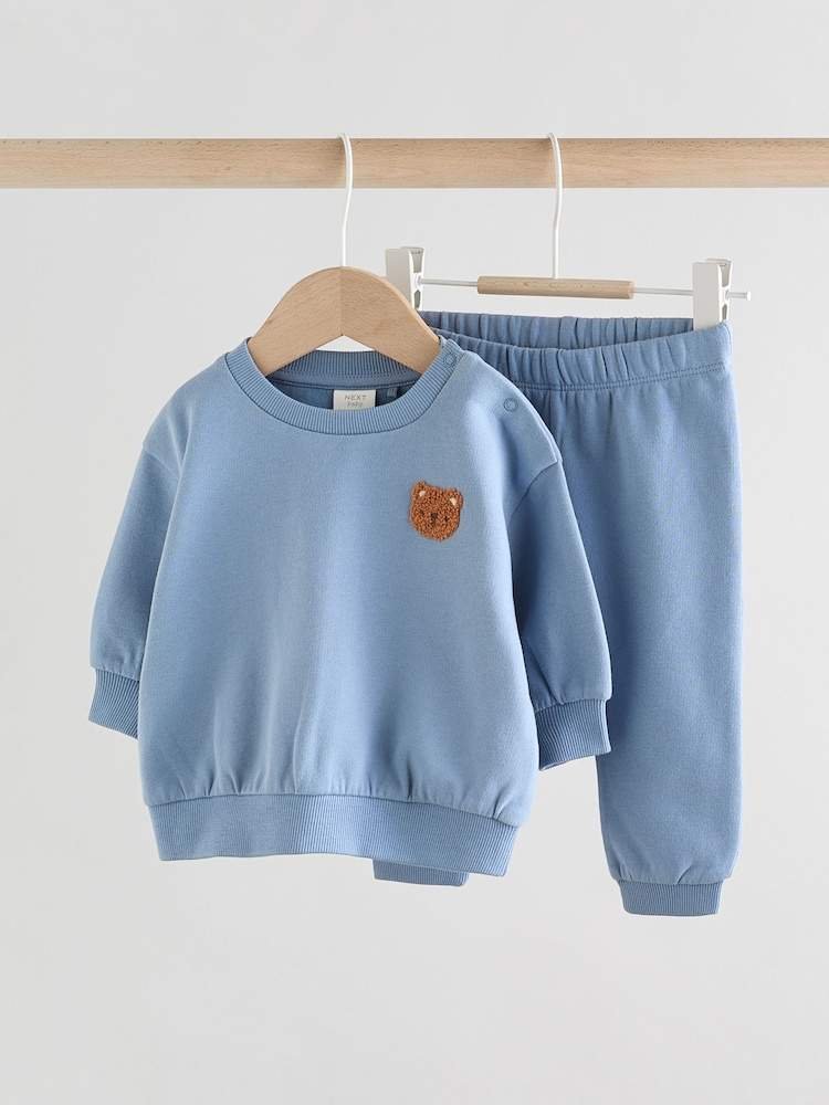 Blue Bear Baby Sweatshirt and Joggers Set