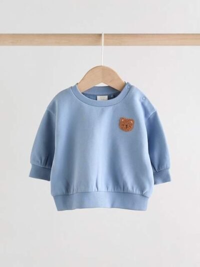 Blue Bear Baby Sweatshirt and Joggers Set