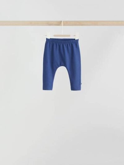 Red/Blue/Cream Long Sleeve Top And Leggings Set 6 Piece