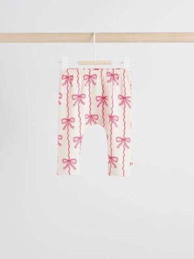 Red/Cream Baby Bow Sweaters and Leggings Set 2 Piece