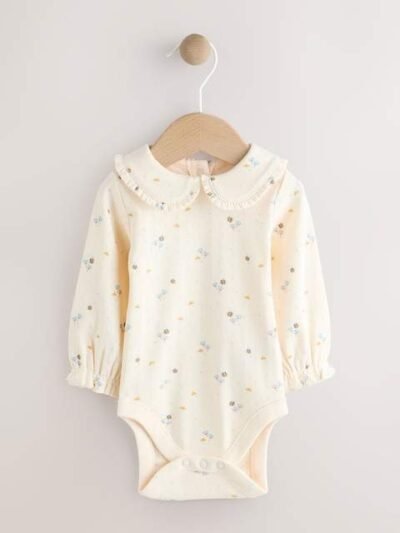 Blue Character Baby Cord Pinafore Long Sleeve Bodysuit & Tights Set