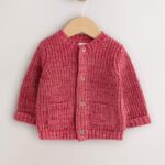 My First Christmas Knitted Baby Cardigan
