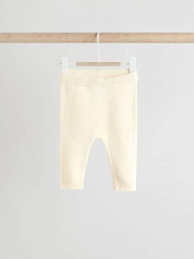 White Frill Knitted Bow Baby Cardigan Set