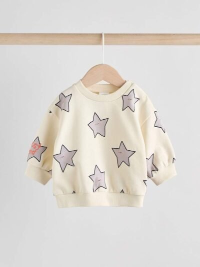 Grey Star Baby Sweatshirt and Joggers Set