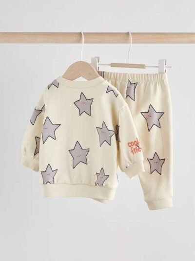 Grey Star Baby Sweatshirt and Joggers Set
