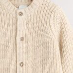 Neutral Milk Club Chunky Knitted Embroidered Baby Cardigan