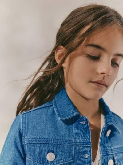 Denim Bright Blue Western 100% Cotton Jacket