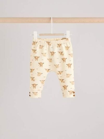 Beige Hamish Baby T Shirt and Legging Set