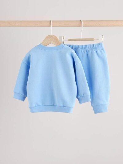 Blue Bear Sweatshirt and Joggers Set