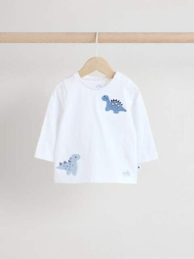 Blue Dino Baby T Shirt and Legging Set