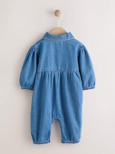 Blue Baby Denim Romper