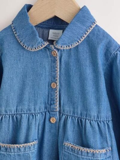 Blue Baby Denim Romper