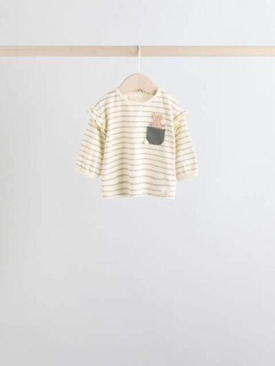 Grey/Cream Character Long Sleeve Top And Leggings Set 6 Piece