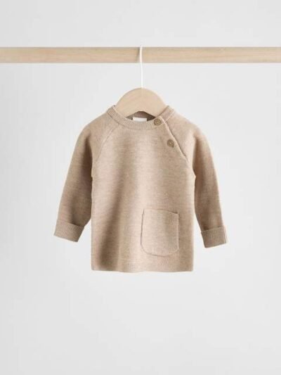 Neutral Baby Knitted Jumper and Leggings Set