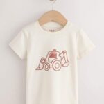 Rust Red Hooded Corduroy Overshirt & T-Shirt Set 2 Piece