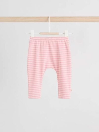 Pink Bunny Baby Fleece Tops and Leggings Set 2 Piece