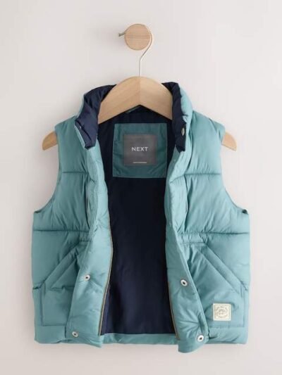 Light Blue Padded Gilet