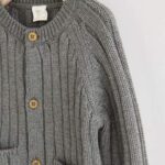 Grey Little Man 100% Cotton Cardigan
