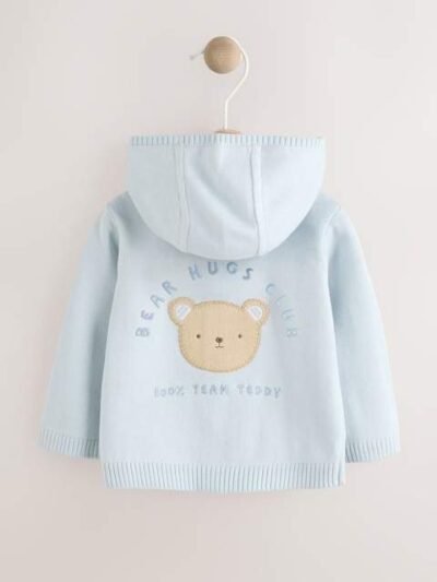 Blue 100% Cotton Cardigan