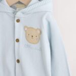 Blue 100% Cotton Cardigan