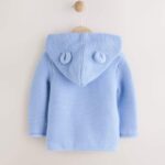 Blue Knitted Baby Cardigan